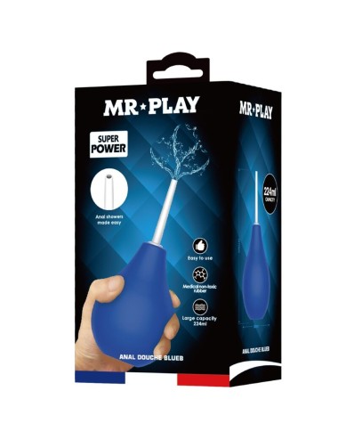 MR PLAY - POTENTE VIBRATORE TELECOMANDO PLUG ANALE NERO