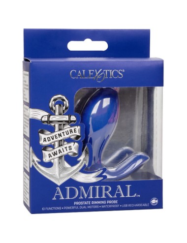 ADMIRAL - STIMOLATORE E VIBRATORE RIMMING DELLA PROSTATA BLU