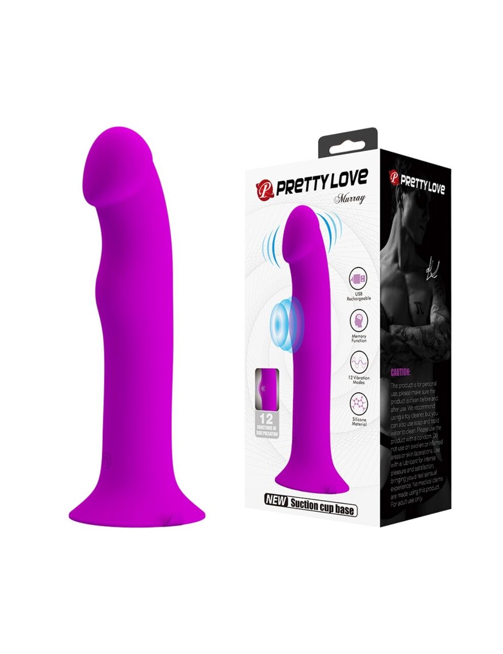 PRETTY LOVE - VIBRATORE MURRAY E STIMOLATORE DEL PUNTO G VIOLA PRETTY LOVE - VIBRATORE MURRAY E STIMOLATORE DEL PUNTO G VIOLA