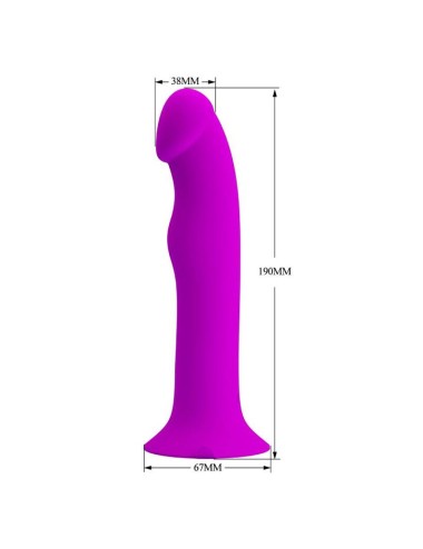 PRETTY LOVE - VIBRATORE MURRAY E STIMOLATORE DEL PUNTO G VIOLA