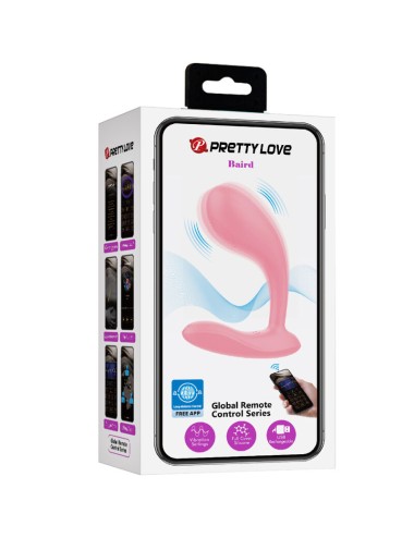 PRETTY LOVE - BAIRD G-SPOT 12 VIBRAZIONI RICARICABILE APP ROSA