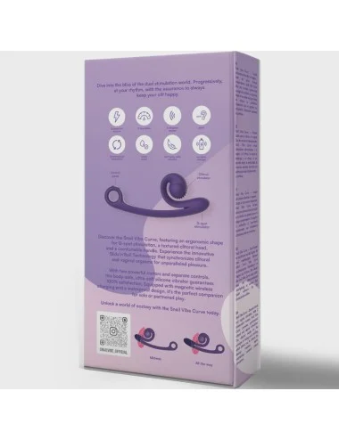 SNAIL VIBE - VIBRATORE CURVA VIOLA
