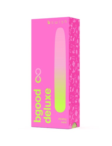 B SWISH - BGOOD INFINITE DELUXE VIBRATORE RICARICABILE IN SILICONE ROSA