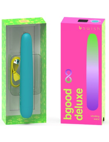 B SWISH - BGOOD INFINITE DELUXE VIBRATORE RICARICABILE IN SILICONE BLU