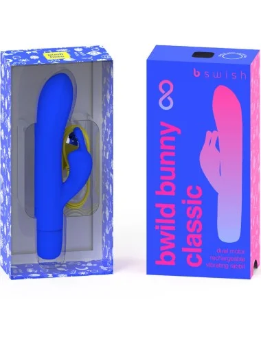 B SWISH - BWILD BUNNY INFINITE CLASSIC VIBRATORE RICARICABILE IN SILICONE BLU