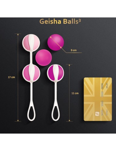 G-VIBE - SET 5 SFERE DA GEISHA3 ROSA