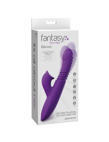 FANTASY FOR HER - STIMOLATORE DEL CLITORIDE CON OSCILLAZIONE DEL CALORE E FUNZIONE VIBRAZIONE VIOLA