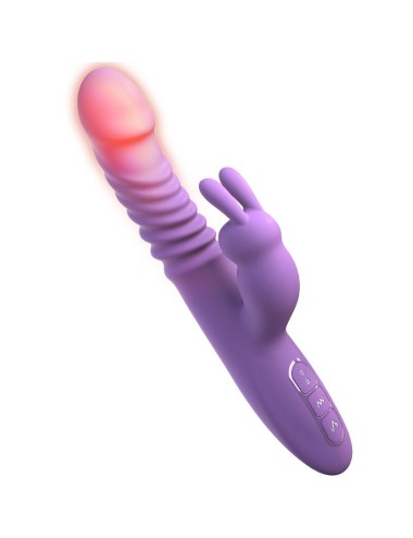 FANTASY FOR HER - STIMOLATORE PER CLITORIDE CONIGLIO CON FUNZIONE CALORE OSCILLAZIONE E VIBRAZIONE VIOLA