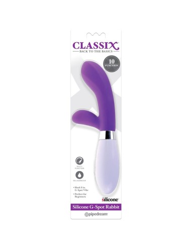 CLASSIX - VIBRATORE RABBIT G-SPOT IN SILICONE VIOLA