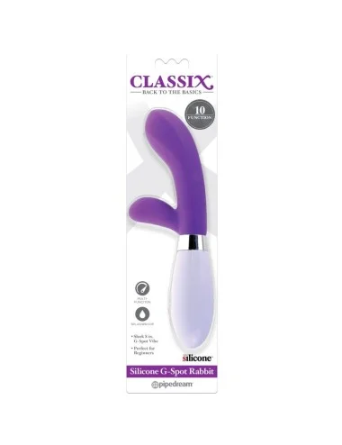 CLASSIX - VIBRATORE RABBIT G-SPOT IN SILICONE VIOLA