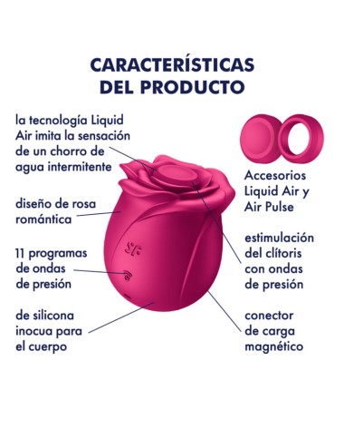 SATISFYER - AIR PULSE VIBRATORE PRO 2 CLASSIC BLOSSOM