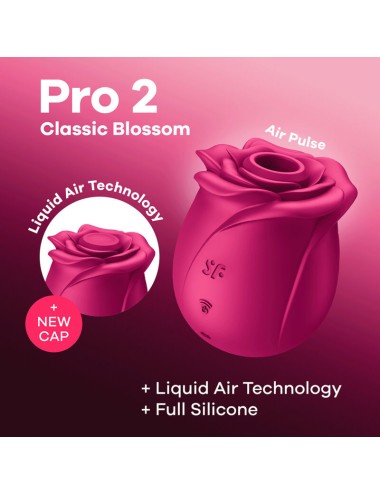 SATISFYER - AIR PULSE VIBRATORE PRO 2 CLASSIC BLOSSOM