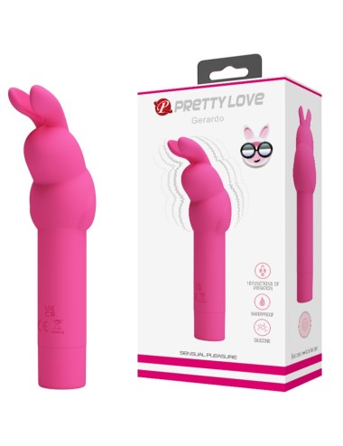 PRETTY LOVE - VIBRATORE IN SILICONE CONIGLIO GERARDO FUSCHIA