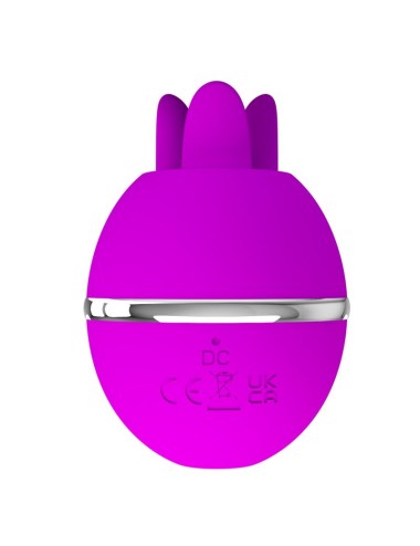 PRETTY LOVE - VIBRATORE IN SILICONE TONDO VIOLA GEMINI BALL