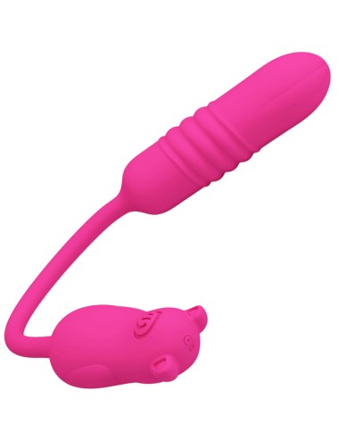 PRETTY LOVE - PROIETTORE VIBRANTE IN SILICONE ROSA