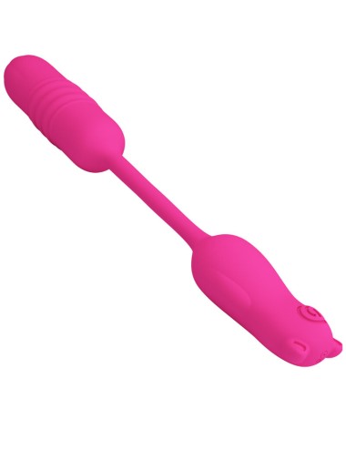 PRETTY LOVE - PROIETTORE VIBRANTE IN SILICONE ROSA