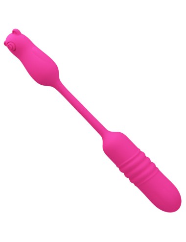 PRETTY LOVE - PROIETTORE VIBRANTE IN SILICONE ROSA