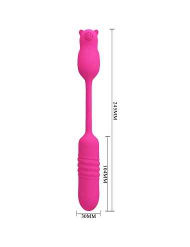 PRETTY LOVE - PROIETTORE VIBRANTE IN SILICONE ROSA