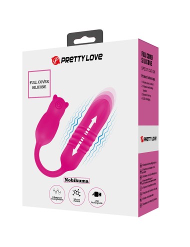 PRETTY LOVE - PROIETTORE VIBRANTE IN SILICONE ROSA