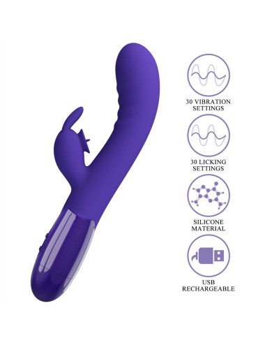 PRETTY LOVE - VIBRATORE CONIGLIO VIOLETTO CERBERUS YOUTH