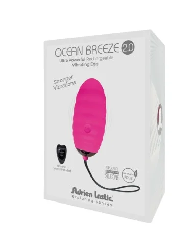 ADRIEN LASTIC - OCEAN BREEZE 2.0 UOVO VIBRANTE RICARICABILE TELECOMANDO ROSA