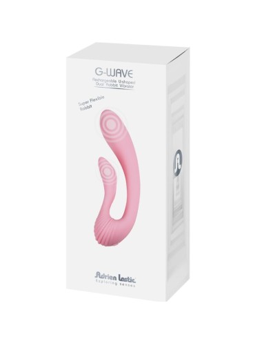 ADRIEN LASTIC - VIBRATORE G-WAVE DUAL RABBIT ROSA