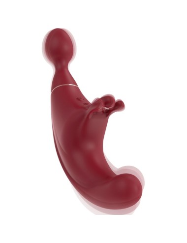 ADRIEN LASTIC - FUSION STIMOLATORE TRIPLO CLITORIDE E PUNTO G ROSSO