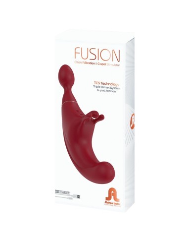 ADRIEN LASTIC - FUSION STIMOLATORE TRIPLO CLITORIDE E PUNTO G ROSSO