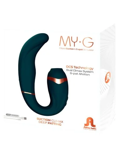 ADRIEN LASTIC - MY·G VENTOSA DEL CLITORIDE E STIMOLATORE DEL PUNTO G VERDE SCURO