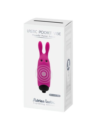 ADRIEN LASTIC - VIBRATORE LASTIC POCKET CONIGLIO ROSA