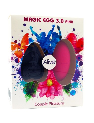 ALIVE - MAGIC EGG 3.0 TELECOMANDO UOVO VIBRANTE ROSA