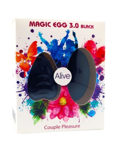 ALIVE - MAGIC EGG 3.0 UOVO VIBRANTE TELECOMANDO NERO