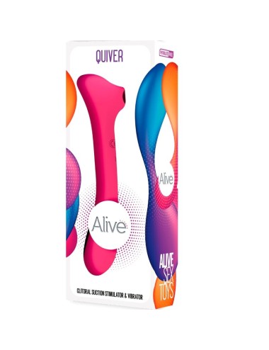 ALIVE - QUIVER SUCKER E VIBRATORE FUCSIA