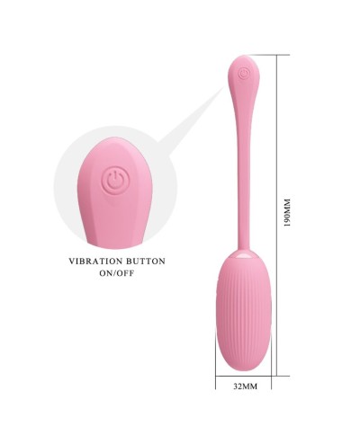 PRETTY LOVE - UOVO VIBRANTE RICARICABILE DOREEN PINK
