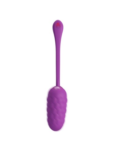 PRETTY LOVE - UOVO VIBRANTE CON TEXTURE MARINA RICARICABILE VIOLA