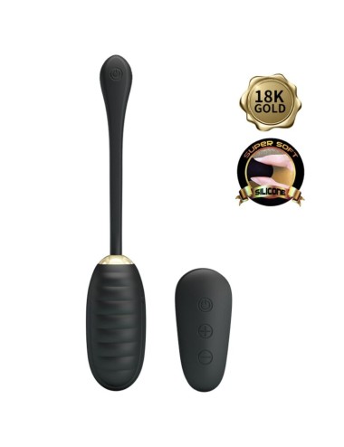 PRETTY LOVE - UOVO VIBRANTE RICARICABILE DOREEN LUXURY NERO