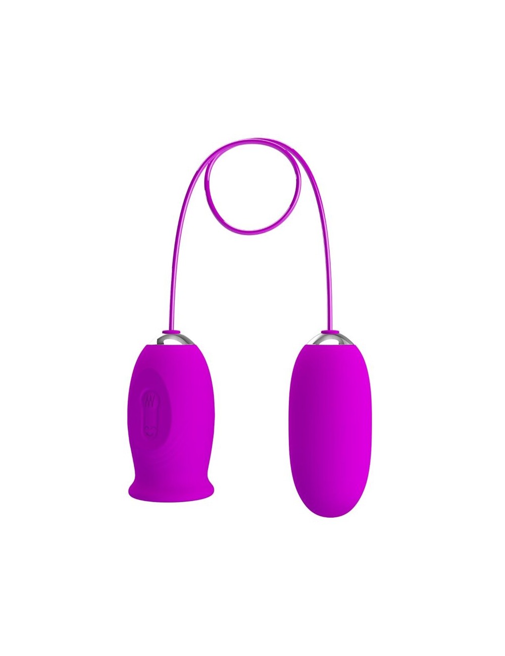PRETTY LOVE - VIBRATORE RICARICABILE DAISY DUAL EGG VIOLA