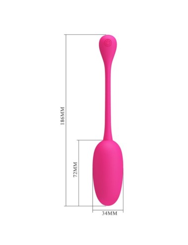 PRETTY LOVE - UOVO VIBRANTE RICARICABILE KNUCKER ROSA