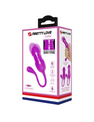 PRETTY LOVE - UOVO VIBRANTE RICARICABILE CALLIE VIOLA