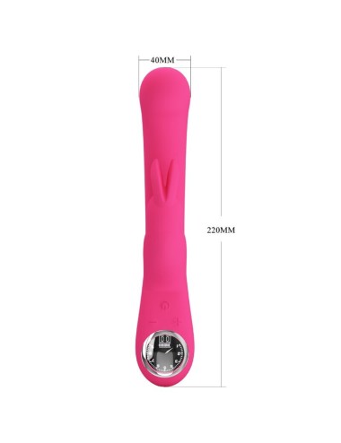 PRETTY LOVE - VIBRATORE LAMAR RABBIT E PUNTO G ROSA