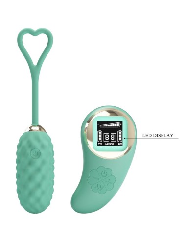 PRETTY LOVE - UOVO VIBRANTE CON TELECOMANDO VERDE VIVIAN