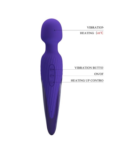 PRETTY LOVE - VIBRATORE ANTONY YOUTH WAND VIOLETTO EFFETTO CALORE
