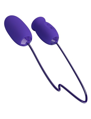 PRETTY LOVE - VIBRATORE STIMOLATORE RICARICABILE DAISY YOUTH VIOLETTO