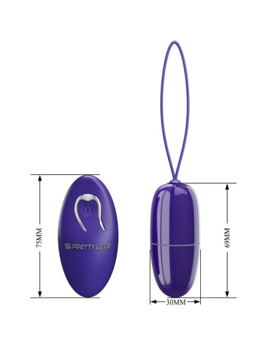 PRETTY LOVE - TELECOMANDO SELKIE YOUTH MINI UOVO VIBRANTE VIOLETTO