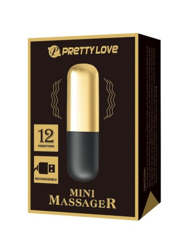 PRETTY LOVE - VIBRATORE BULLET RICARICABILE DORATO