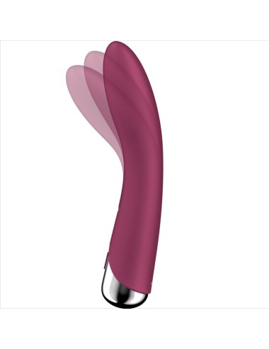 SATISFYER - SPINNING VIBE 1 VIBRATORE G-SPOT ROTATOR ROSSO
