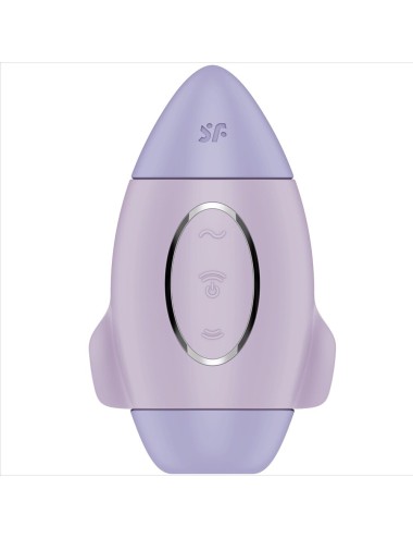 SATISFYER - MISSION CONTROL LILLA PICCOLO VIBRATORE A DOPPIO IMPULSO