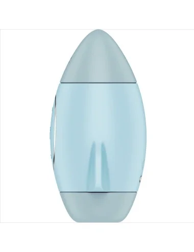 SATISFYER - MISSION CONTROL VIBRATORE PICCOLO BLU A DOPPIO IMPULSO