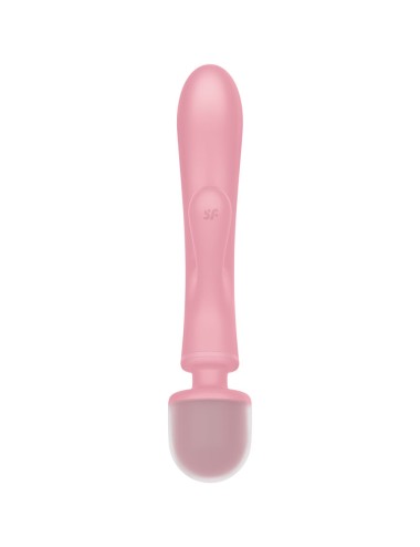 SATISFYER - MASSAGGIATORE VIBRATORE CONIGLIO TRIPLE LOVER ROSA