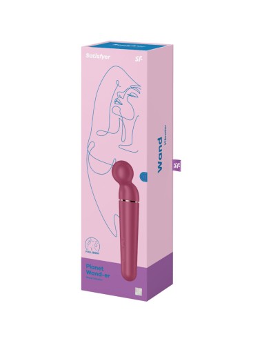 SATISFYER - MASSAGGIATORE VIBRATORE PLANET WAND-ER BERRY